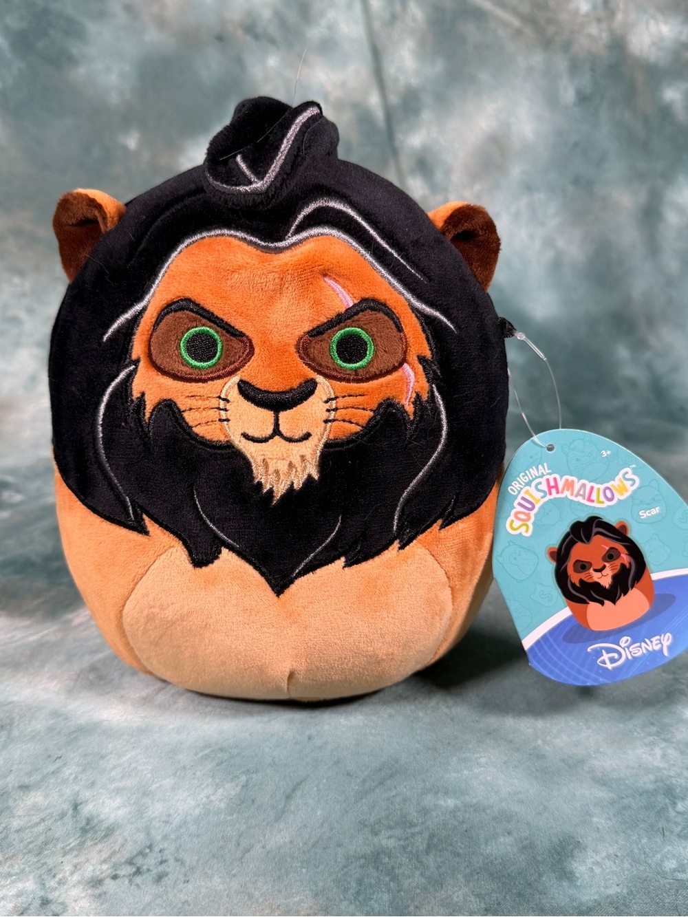 Squishmallows Scar Lion King Disney Plush 7” Stuffed Animal NWT